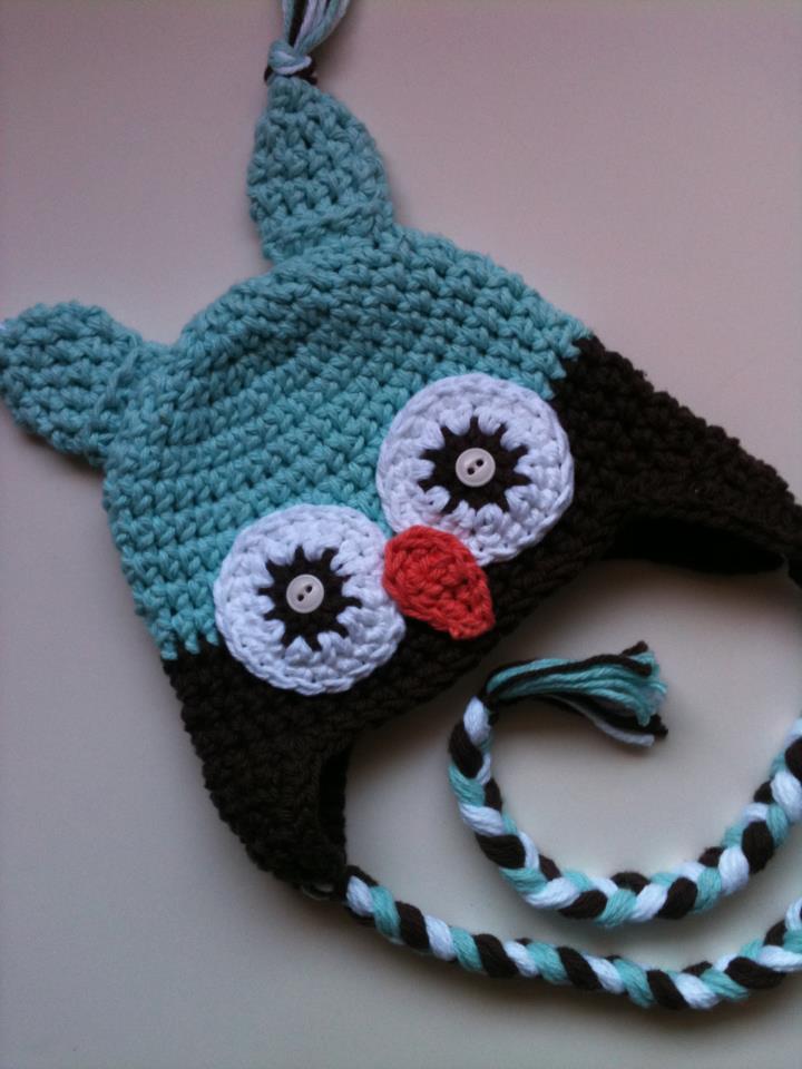 Owl Ear Flap Beanie Hat